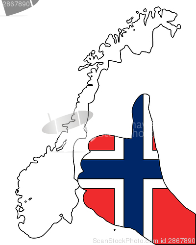 Image of Norwegian hand signal
