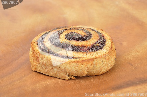 Image of Spiral poppy seed cookie