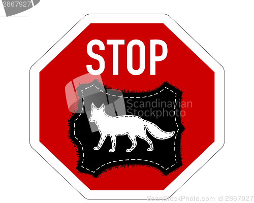 Image of Stop fox fur