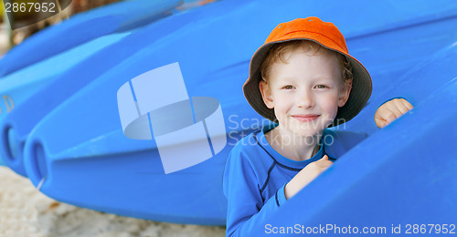 Image of boy at vacation