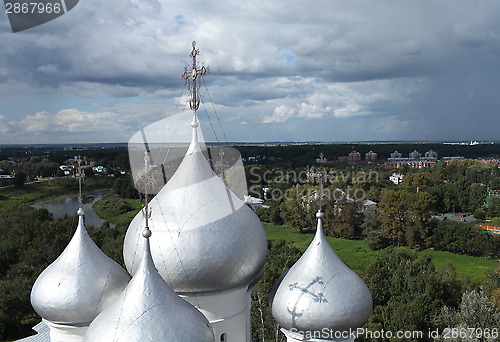 Image of dome of St. Sophia Cathedral in Vologda