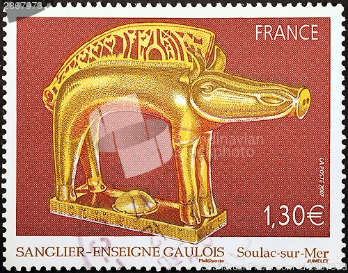 Image of Brass Boar Stamp