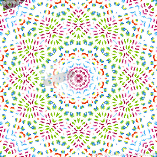 Image of Abstract color pattern on white