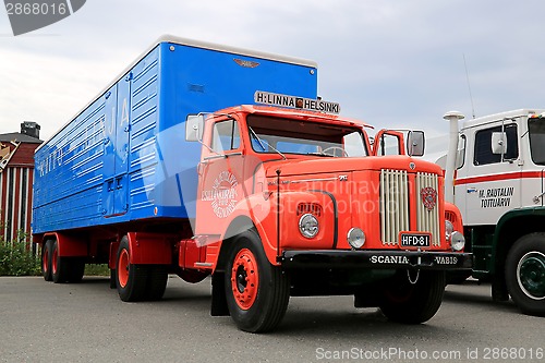 Image of Classic Scania Vabis 75 Trailer Truck 