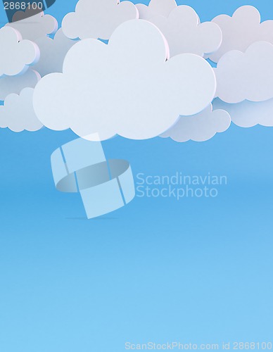 Image of Cloud template.