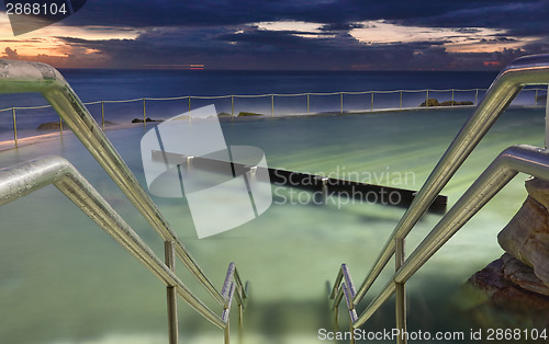Image of Bronte Baths at dawn, Bronte Beach, Australia