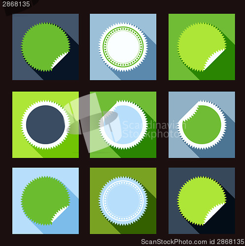 Image of Sticker in flat style