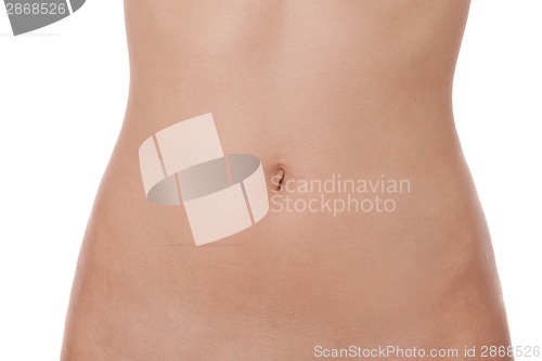 Image of Toned slender female stomach or abdomen