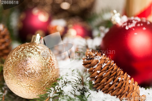 Image of Several assorted Christmas ornaments