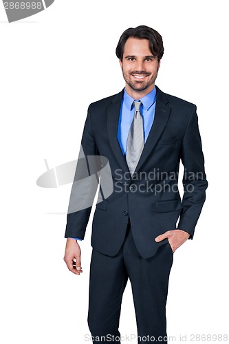 Image of Confident relaxed business executive