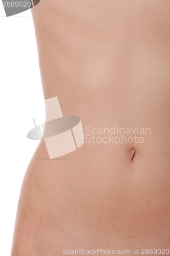 Image of Toned slender female stomach or abdomen