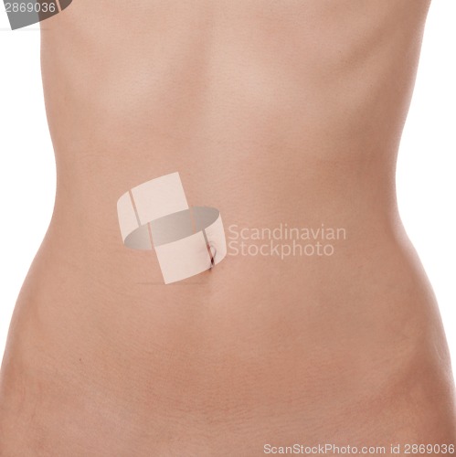 Image of Toned slender female stomach or abdomen