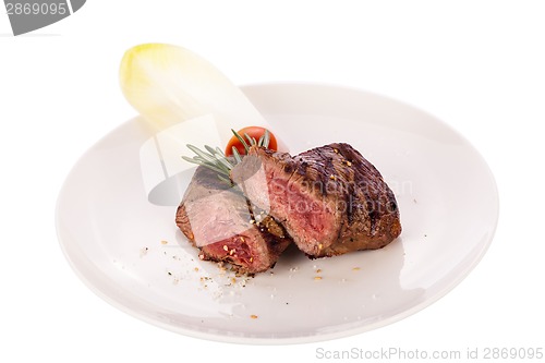 Image of Succulent medium rare beef steak