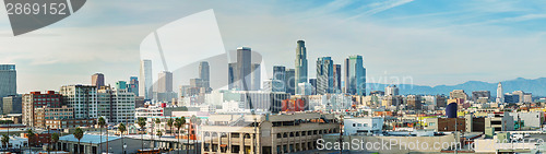 Image of Los Angeles cityscape panorama