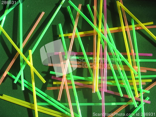 Image of Neon Drinking Straws