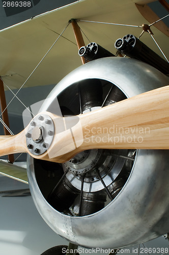 Image of Sopwith Camel BiPlane Nose Cone Engine Propellor and Guns