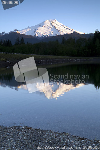 Image of Mount Baker-Snoqualmie National Forest Baker Lakes Reflection