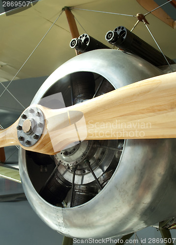 Image of Sopwith Camel Plane Nose Cone and Guns