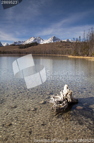 Image of Redfish Lake Water Reflection Sun Valley Idaho Sawtooth Mountain