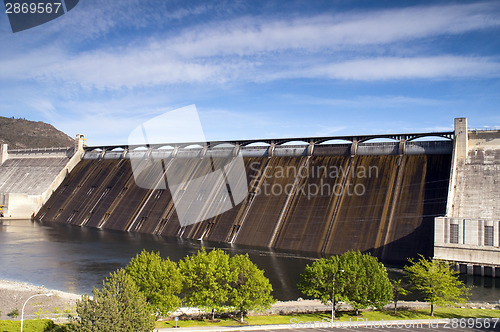 Image of Grand Coulee Dam Hydroelectric Power Plant Columbia River