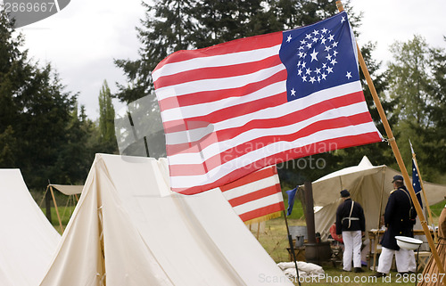 Image of Union Camp Flag