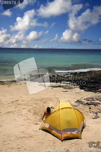 Image of Beach Camping