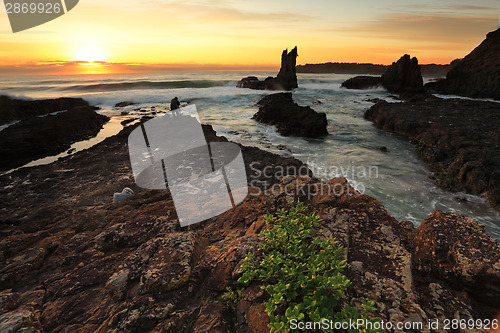 Image of Cathedral Rock at Sunrise NSW Australia