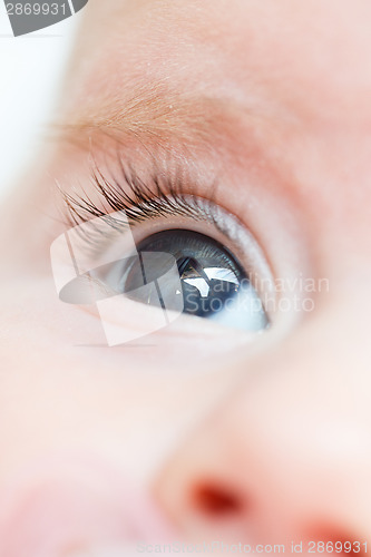 Image of adorable baby close up