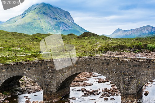 Image of Bridge at Sligachan in Scotland