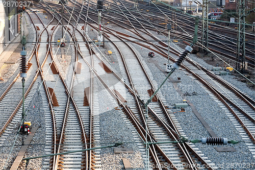 Image of railway track lines