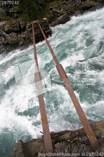 Image of damaged bridge