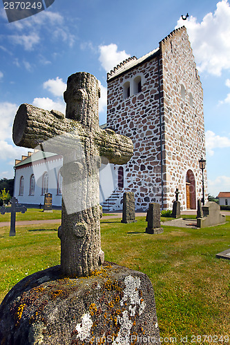 Image of  historic Swedish church