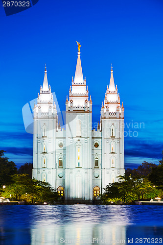 Image of Mormons Temple in Salt Lake City, UT