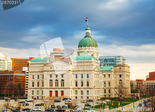 Image of Indiana state capitol building