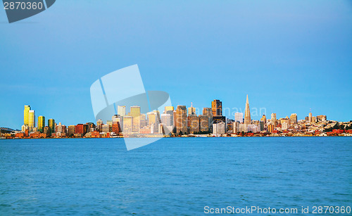 Image of San Francisco cityscape as seen from Treasure Island