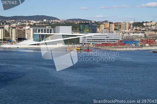 Image of The new opera house in Oslo.