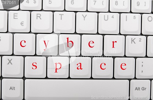 Image of cyberspace keayboard