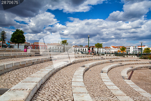 Image of Historic architecture in Tavira city, Algarve,Portugal