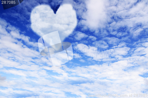 Image of sky of heart