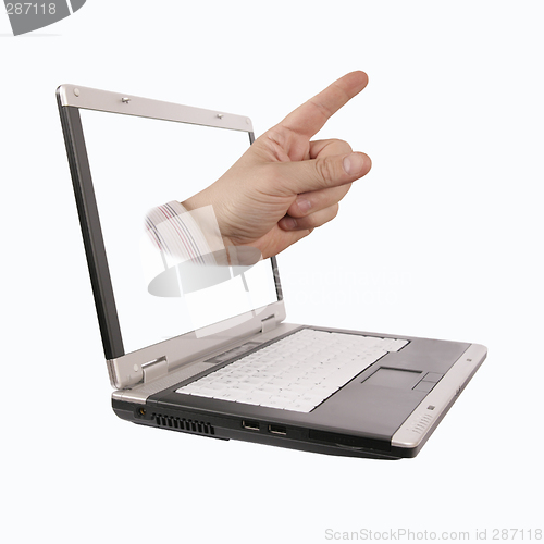 Image of laptop to the point