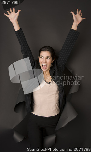 Image of Female Winner in Business Break Through 