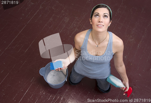 Image of Housekeeper's Prayer She Looks up at the Sky