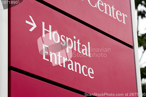 Image of Emergency Entrance Local Hospital Urgent Health Care Building