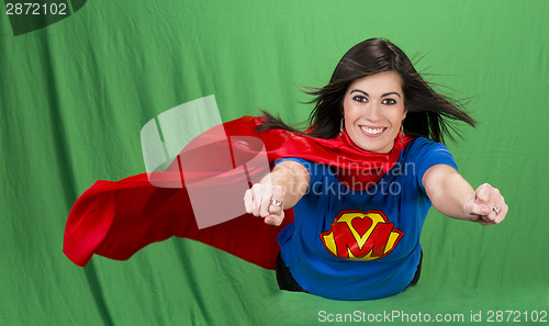Image of Super Mother on Green Screen