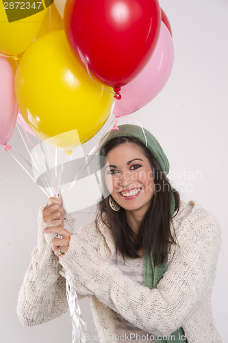 Image of Balloon Woman