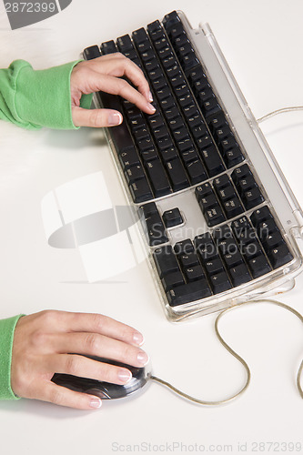 Image of Hands on Keyboard