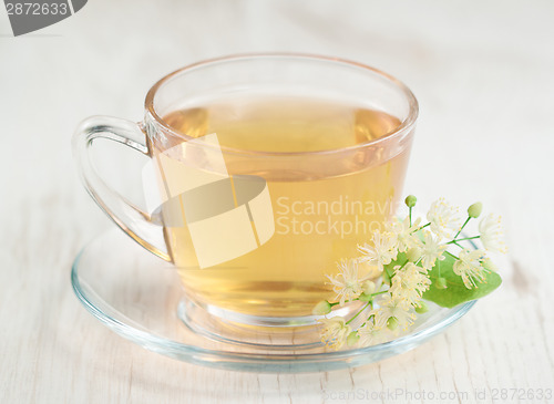 Image of Cup of linden tea 