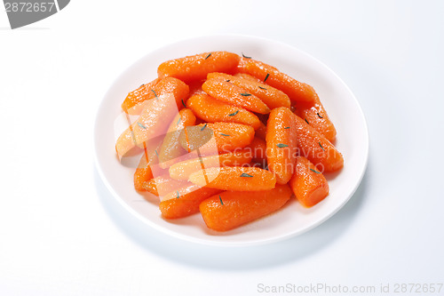 Image of Honey glazed baby carrots