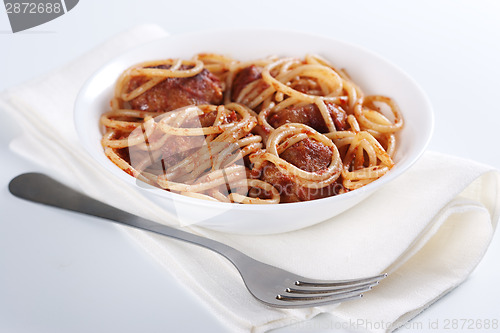 Image of Pasta with meatballs