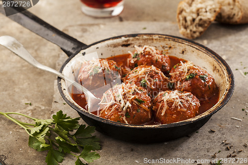 Image of Meatballs in pan